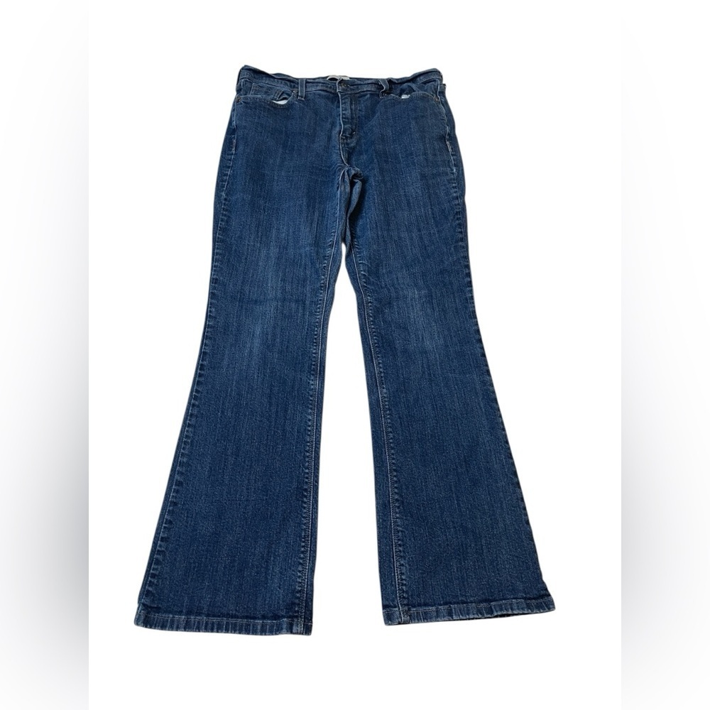 Levi’s 515 Bootcut Dark Wash Blue Denim Midrise Jeans Women’s Size 12M